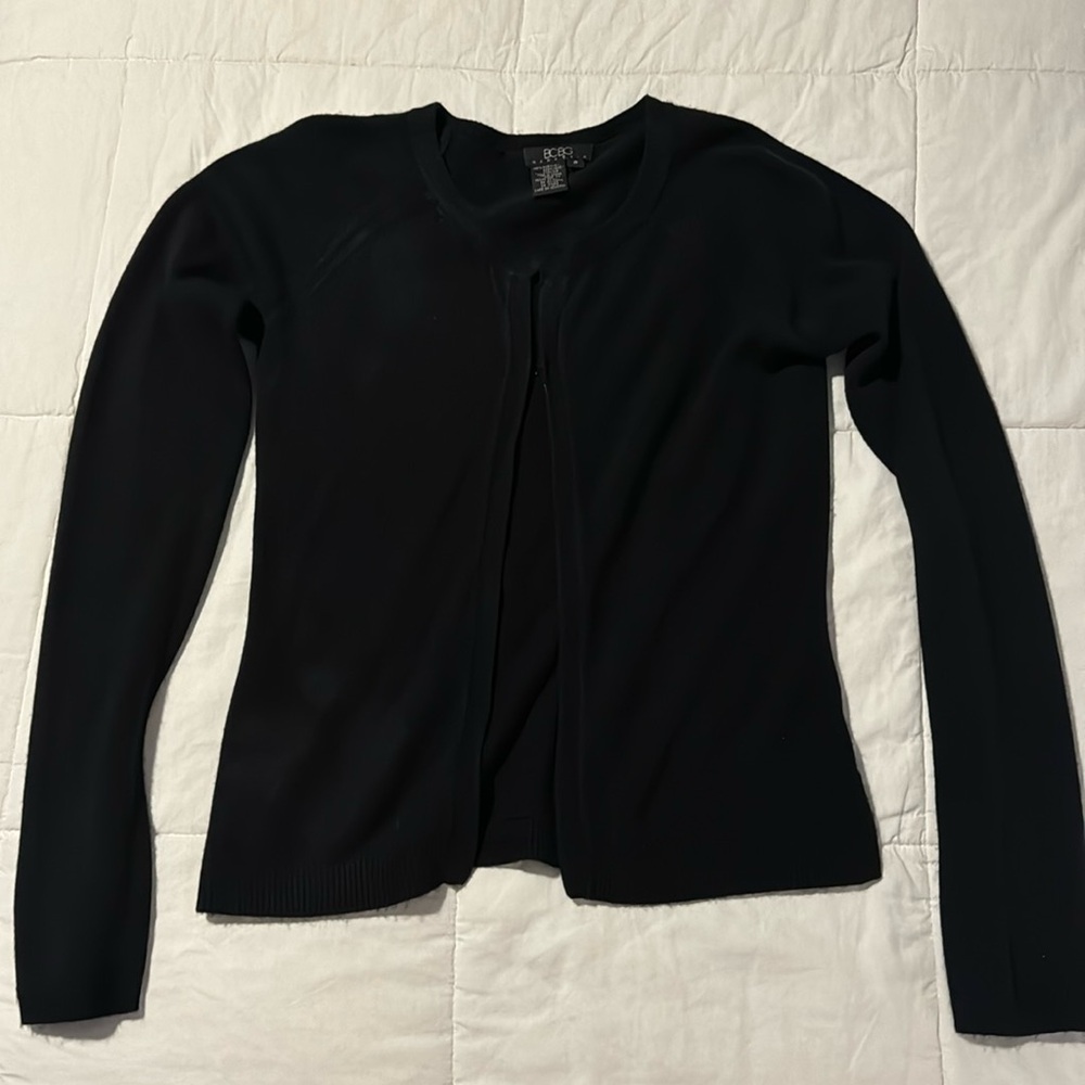 BCBGMAXAZRIA Black Cardigan.  Size Small.